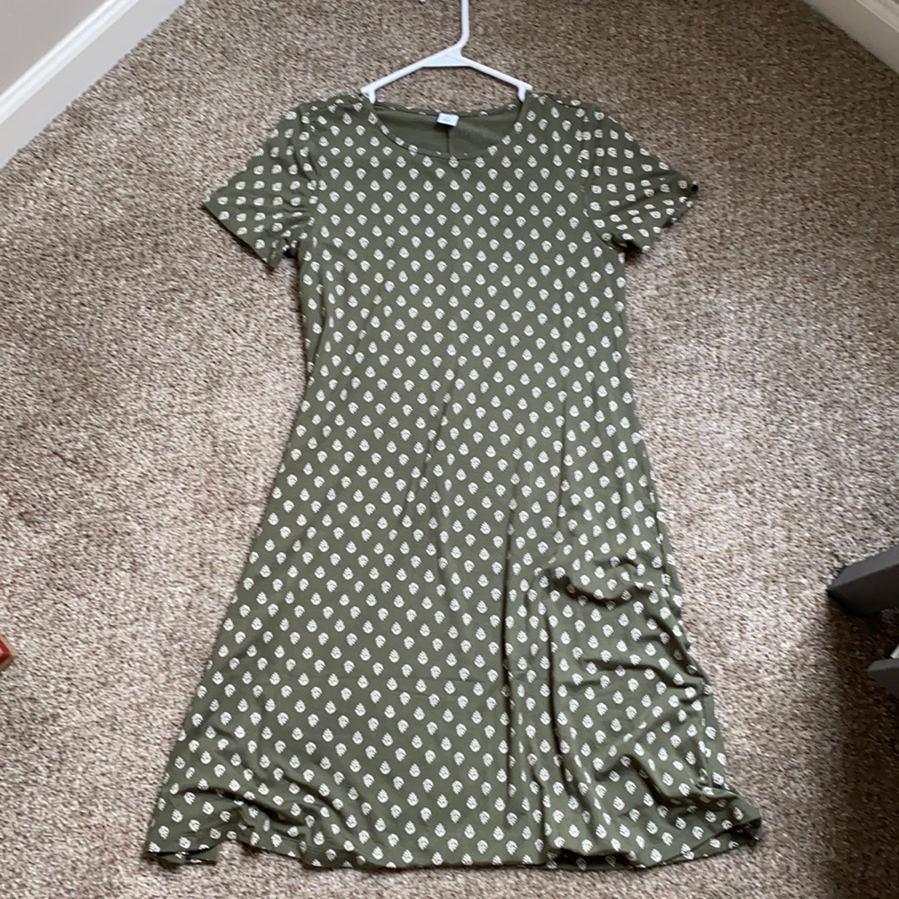 Women’s green dress